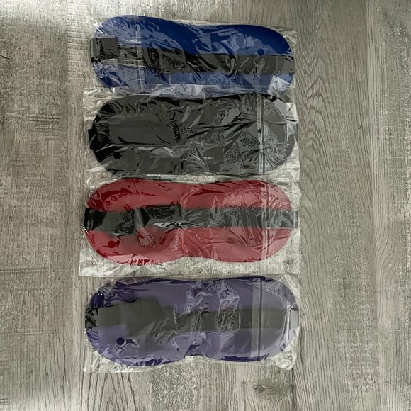 New! Lot of 4 Travel 3D Eye Mask Sleep Soft Padded Sleeping Blindfold - Picture 4 of 5